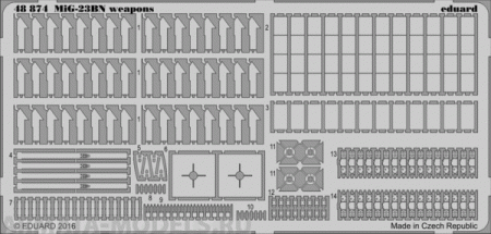 48874ED MiG-23BN weapons